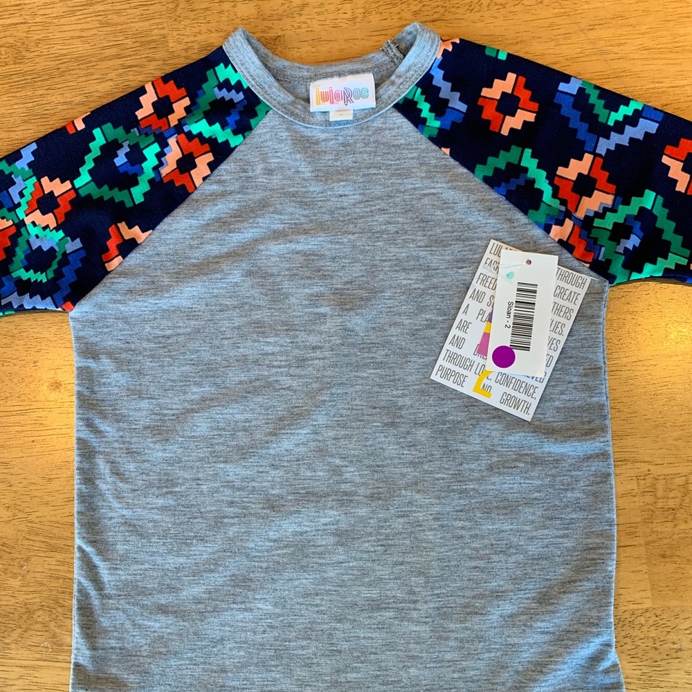 NWT Kids LuLaRoe Sloan top